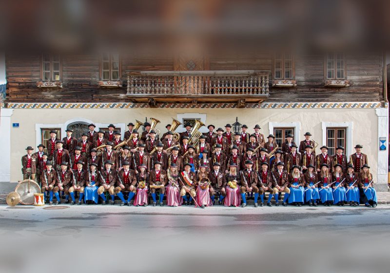 Gruppenfoto der Trachtenmusikkapelle Altenmarkt